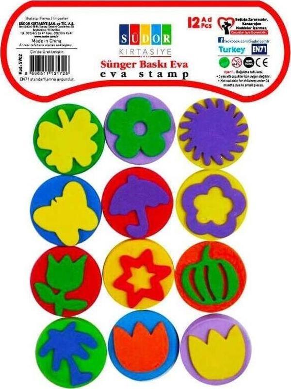 Südor Sünger Baskı Eva 12'li - Image 1