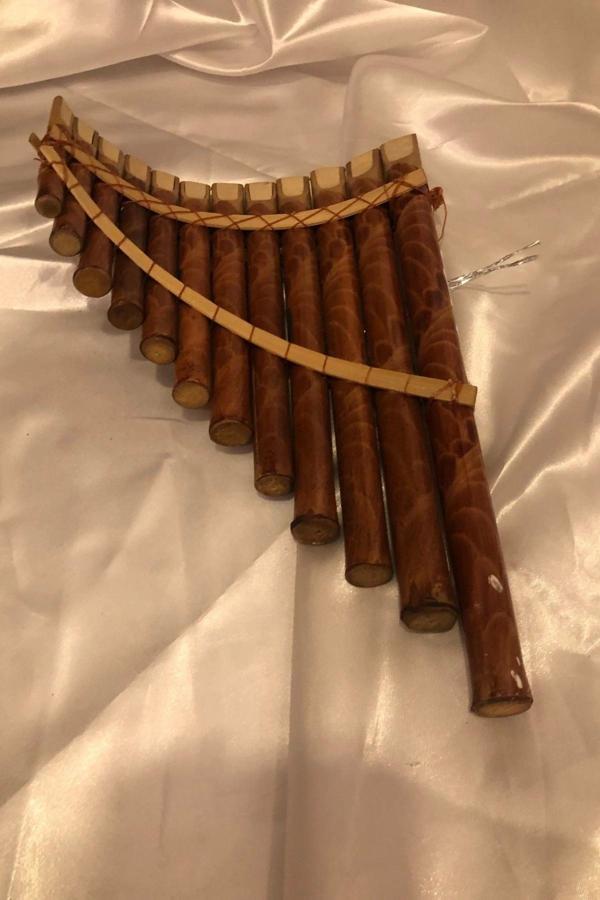 Meditasyon Yoga Çanı Feng Shui Ahşap Pan Flüt, Bambu Panflüt, Müzik Aleti, Dekorasyon, Hediye - Image 1