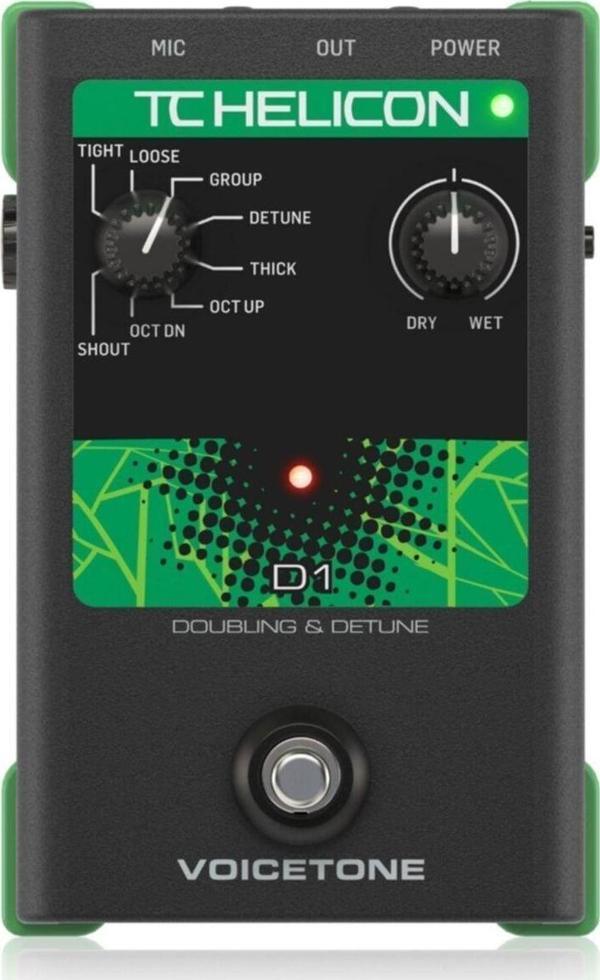 Tc Helicon Voicetone D1 Gerçekçi Vokal Çiftleme Efektleri İçin Te - Image 1