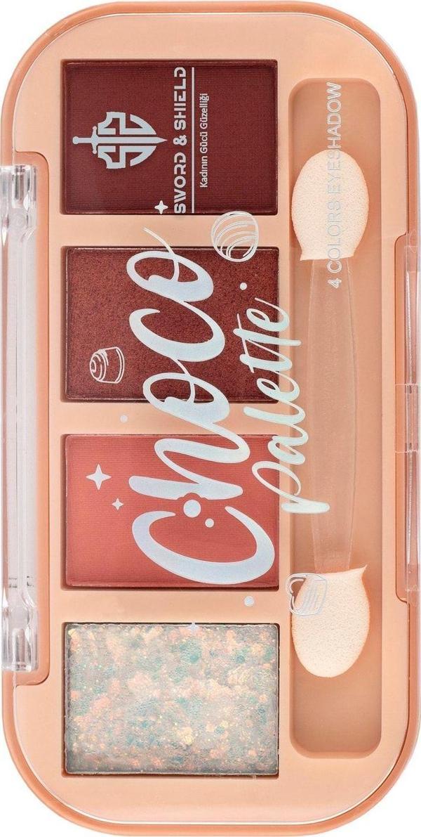 Sword & Shield S&S Choco Glitter 4 Renkli Göz Farı 03 - Image 1