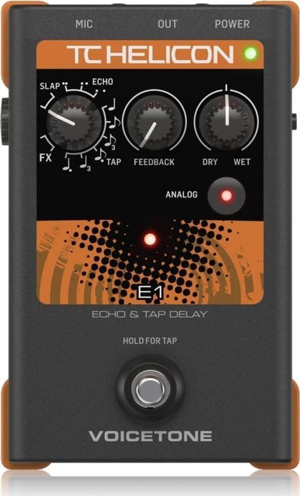 Tc Helicon Voicetone E1 Etkileyici Vokal Eko Efektleri İçin Tek D - Image 1