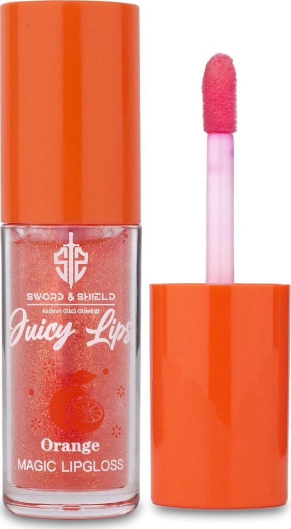 Sword & Shield S&S Juicy Lips Magic Lipgloss Orange - Image 1