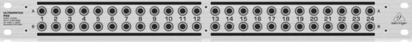 Behringer Px3000 Ultrapatch Pro Çok Fonksiyonlu 48 Noktalı 3 Modlu Dengeli Patchbay - Image 1