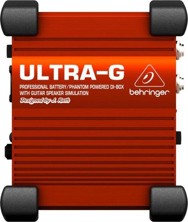 Behringer Gı100 Professional Battery/Phantom Powered Dı-Box With Guitar Speaker Emulation - Image 1