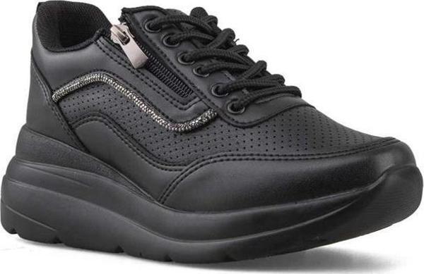 Flet 207-24 Deri Trend Fashion Sneakers Kadın Ayakkabı - Image 1