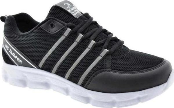 Marco Jamper 1876-22 Sneaker Erkek Spor Ayakkabı Siyah Beyaz - Image 1
