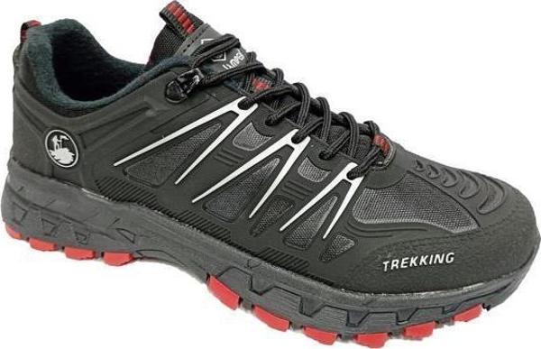 Marco Jamper 2125 Trekkıng Erkek Sneakers Ayakkabı Siyah Gümüş Kırmızı - Image 1