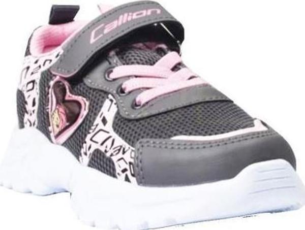 Callion 047 Anorak Çocuk Sneakers Ayakkabı 26-30 Füme Pembe - Image 1