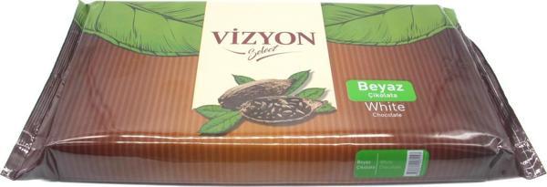 Vizyon Beyaz Kuvertür Çikolata 2,5 kg - Image 1