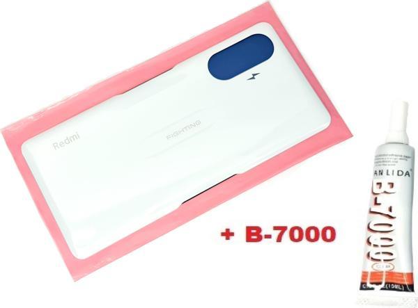 Tkgz Xiaomi Redmi K40 Gaming Arka Pil Batarya Kapağı (CAM+B-7000) BEYAZ - Image 1