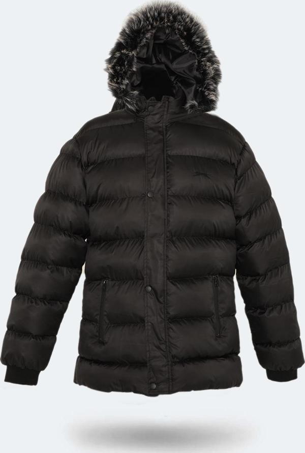 Slazenger HARSHALL Büyük Beden Erkek Mont &amp; Kaban Siyah - Image 1
