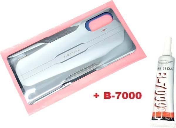 Tkgz Xiaomi Redmi K40 Gaming Arka Pil Batarya Kapağı (CAM+B-7000) GRİ - Image 1
