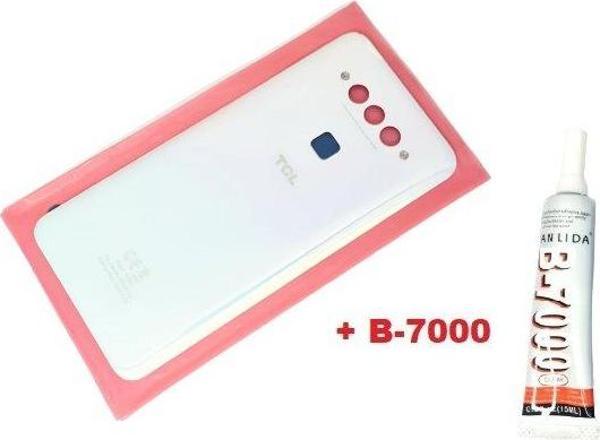 Tkgz Tcl 10L (T770H) Arka Pil Batarya Kapağı (CAM+B-7000) BEYAZ - Image 1