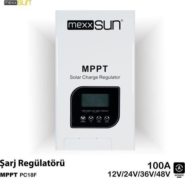 Mexxsun 12/24/48V 100A MPPT Şarj Regülatörü - Image 1