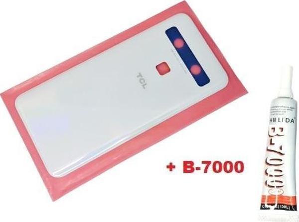 Tkgz Tcl 10L (T770H) Arka Pil Batarya Kapağı (CAM+B-7000) BEYAZ - Image 1
