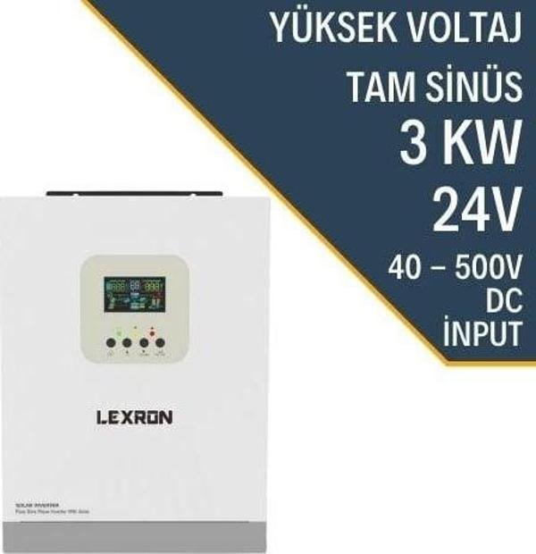 Lexron 3Kw 3000W Hv Mppt 40-500 Pv Input Akıllı Tam Sınus Inverter - Image 1