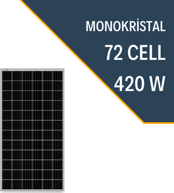 Lexron 420W MONOKRİSTAL GÜNEŞ PANELİ - Image 1