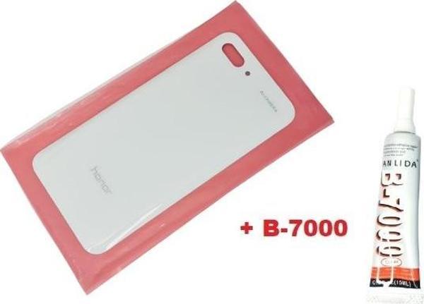 Tkgz Huawei Honor 10 Arka Pil Batarya Kapağı (CAM+B-7000) BEYAZ - Image 1