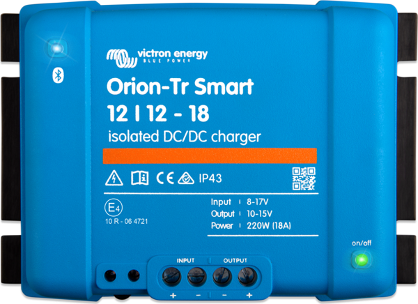 Victron 12/12V 18A İzoleli DC-DC Charger Bluetooth Özellikli, ORI121222120,  - Image 1
