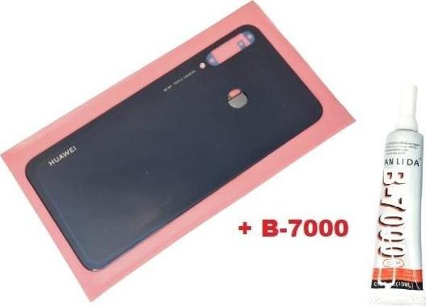 Tkgz Huawei P40 LİTE E Lite Arka Pil Batarya Kapağı (B-7000) SİYAH - Image 1