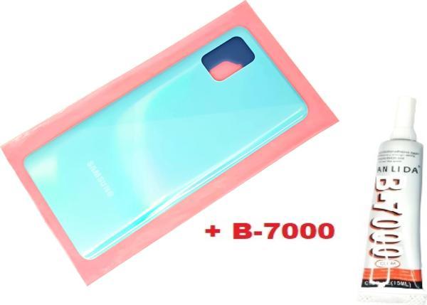Tkgz Samsung Galaxy A51 A515 Arka Pil Batarya Kapağı (B-7000) MAVİ - Image 1