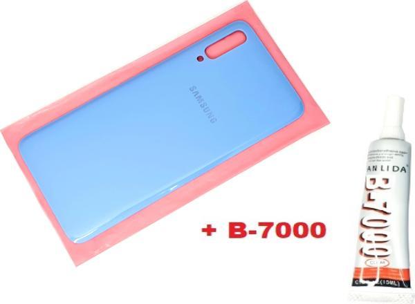 Tkgz Samsung Galaxy A70 A705 Arka Pil Batarya Kapağı (B-7000) MAVİ - Image 1