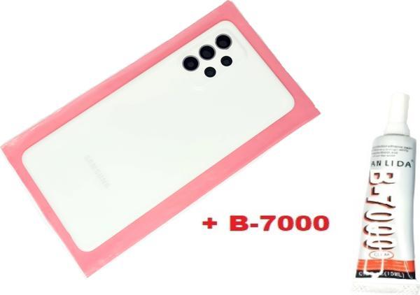 Tkgz Samsung Galaxy A52 A525 Arka Pil Batarya Kapağı (FULL Kamera Lensli+B-7000) BEYAZ - Image 1