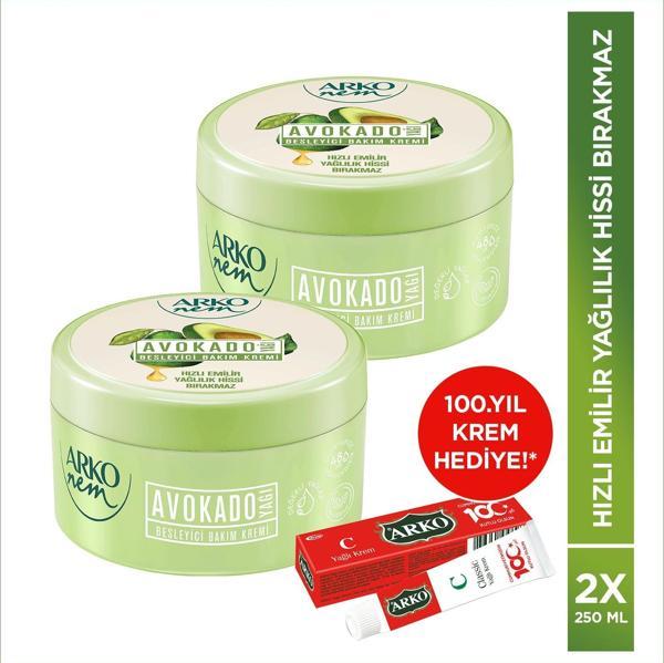 Arko Nem Besleyici Bakım Kremi Avokado 2x250 Ml - Image 1