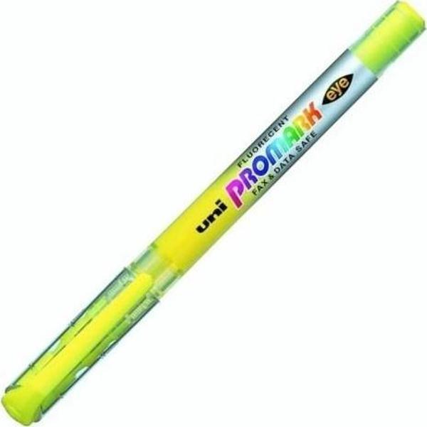 Uni-Ball UNİ FOSFORLU KALEM PROMARK USP-105 SARI - (12 Adet) - Image 1
