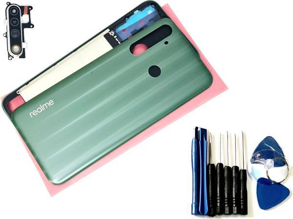 Tkgz Oppo Realme 6İ FULL ORJ KASA Arka Pil Batarya Kapağı (TAMİR SETİ) YEŞİL - Image 1