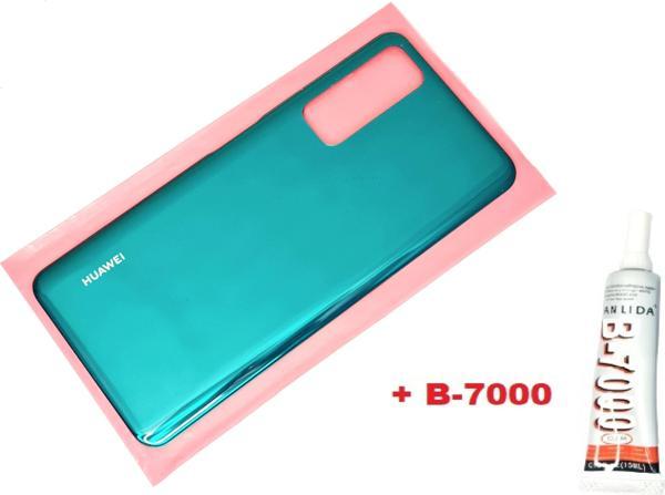 Tkgz Huawei P Smart 2021 Arka Pil Batarya Kapağı (B-7000) YEŞİL - Image 1