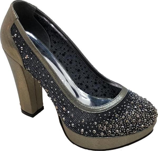 Smilee 5291 Platform Topuklu Kadın Abiye Ayakkabı - Image 1