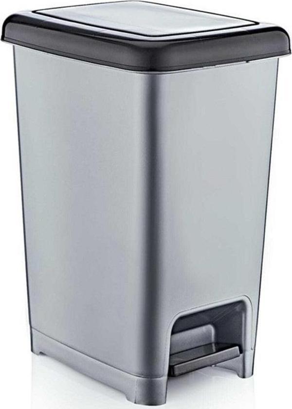 Pedallı Slim Çöp Kovası 15 lt 01042 - Image 1