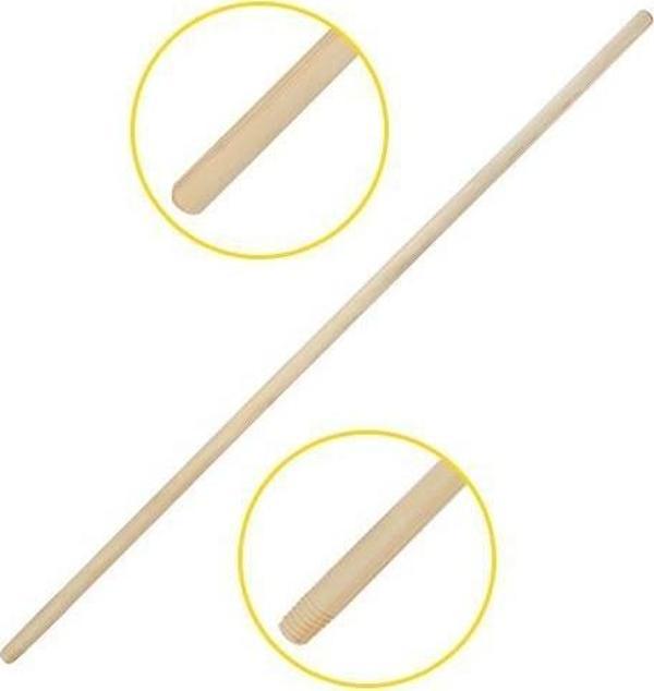 Leva Ahşap Sap Gürgen Vidalı  Lüks 120 cm - Image 1
