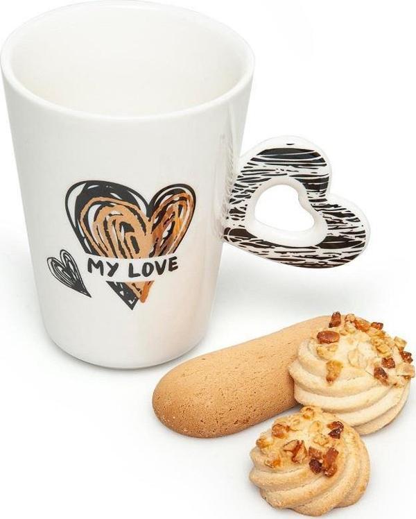 Kosova Love Porselen Kupa Asorti 250 ml - Image 1