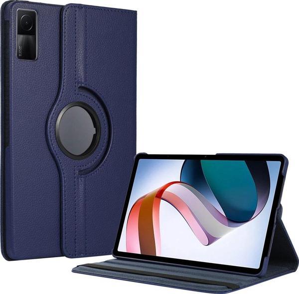 Xiaomi Redmi Pad 10.6 inç Kılıf 360 Derece Dönerli Yatay ve Dikey Standlı Deri Kılıf - Image 1