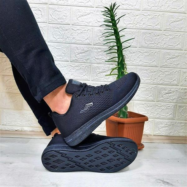 Jump 24937-24938 Siyah Fuspetli  Hafif Rahat Spor Ayakkabı - Image 1