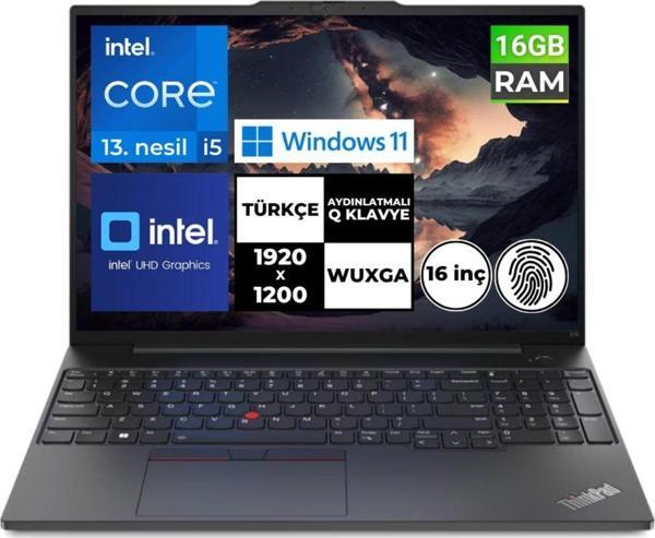 Lenovo Thinkpad E16 Gen1 İ5-1335U 16 Gb 2 Tbssd 16" Wuxga Windows 11 Pro 21Jn0005Tx Bt45 - Image 1