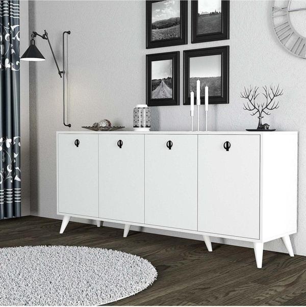 Mezza 1614 Elite 180 Cm Modern Konsol Beyaz - Image 1