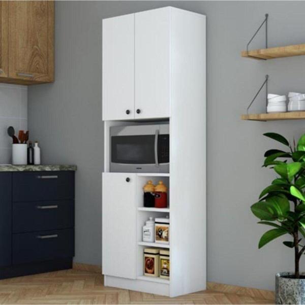 Mezza 3002 Order 3 Kapaklı Çok Amaçlı Dolap Beyaz Renk - Image 1