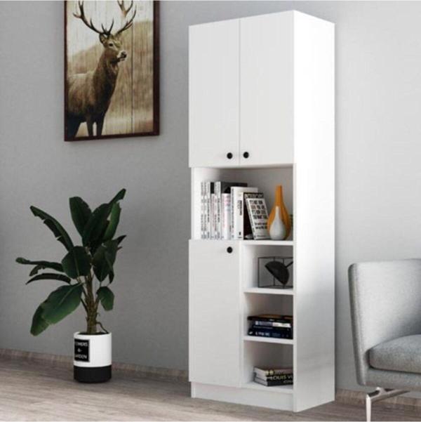 Mezza 3004 Order 3 Kapaklı Çok Amaçlı Dolap Beyaz Renk - Image 1