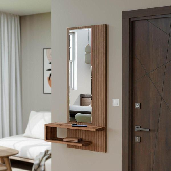 Mezza 6004 Lıne Duvar Aynası Dresuar Sol Hat-Kaplan - Image 1