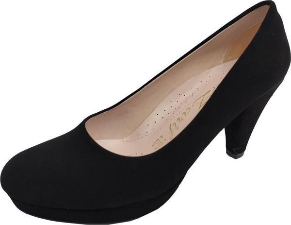 Zarif 3360 10mm Süet Platform Topuklu Stiletto Ayakkabı - Image 1