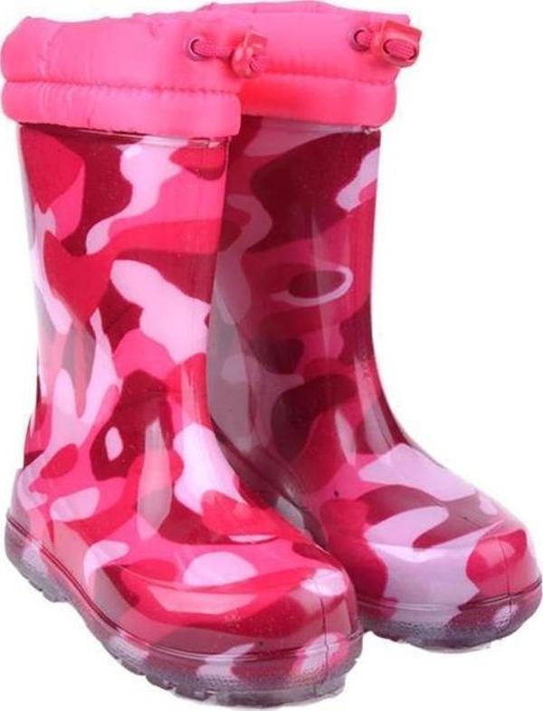 Sera 222 Kürklü Su Geçirmez Yağmur Çocuk Çizme 26-36 - Image 1