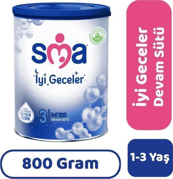 SMA İyi Geceler 3 Devam Sütü 800 gr - Image 1