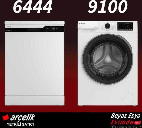 Arçelik Star Plus Paket 2'li Set (6444 Bulaşık/ 9100 dmx Çamaşır) - Image 1