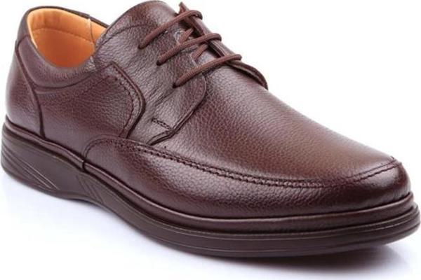 Ekinci 100-24 Hakiki Deri Anatomik Bağcıklı Erkek Ayakkabı - Image 1