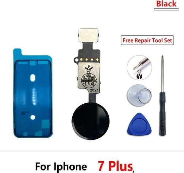 Tkgz iphone 7 PLUS home tuşu Toz Batnı Tamir seti Tıkım SİYAH - Image 1