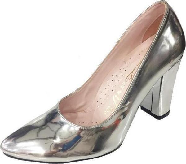 Zarif 3370 Rugan Topuklu Kadın Ayakkabı - Image 1