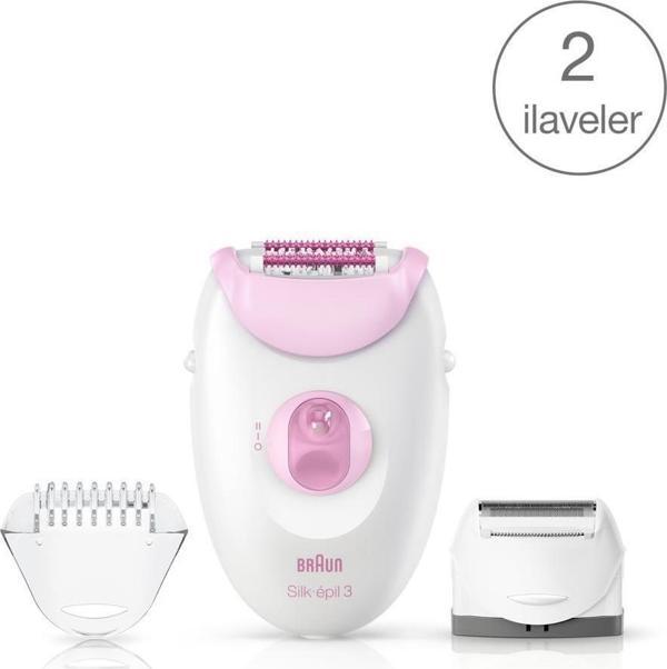Braun Silk-Épil 3 3270 Bacak Ve Vücut Epilatörü - Image 1